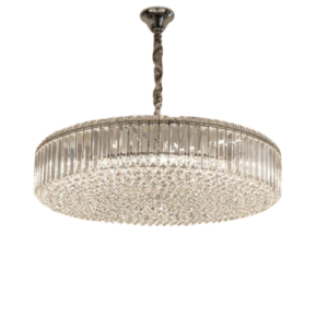 LC5850 LÁMPARA COLGANTE CRISTAL CROMA 8 LUCES