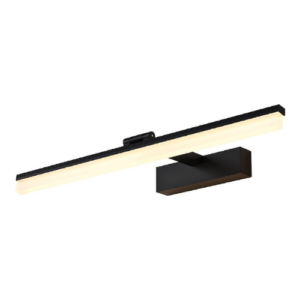 LP0610 LÁMPARA DE PARED LED 12W 3 TONOS DE LUZ NEGRO