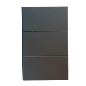 IN2085 INTERRUPTOR TRIPLE 3W GRIS PREMIUM