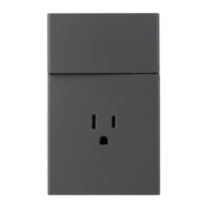 IN2087 INTERRUPTOR 3W + TOMA GRIS PREMIUM