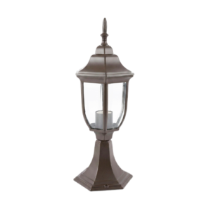 LP6108 LÁMPARA MINI POSTE FAROL CAFÉ REDONDO 2 LUCES E27