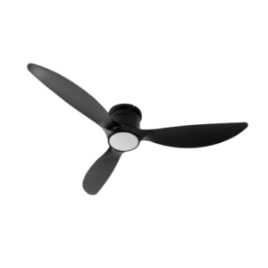 LV0527 VENTILADOR DE TECHO NEGRO LED 52" / 3 TONOS DE LUZ