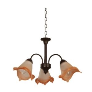 LC0204 LÁMPARA COLGANTE TIPO FLOR 3 LUCES E27