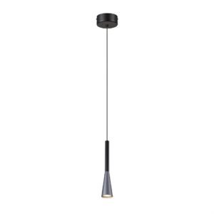 LC0911 LÁMPARA COLGANTE CÓNICA SATÍN 1 LUZ GU10