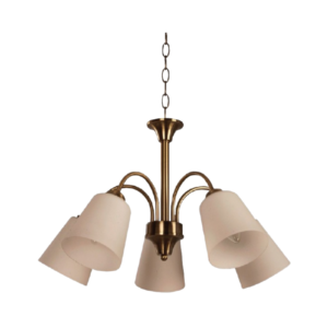 LC2107 LÁMPARA COLGANTE BRONCE ANTIGUO 5 LUCES