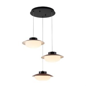 LC3314 LÁMPARA COLGANTE LED 3 LUCES 10W