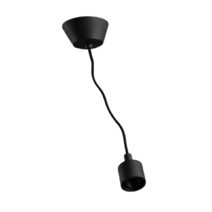 LC4804 LÁMPARA COLGANTE SOCKET NEGRO PHILCO