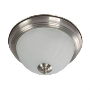 LT0315 LÁMPARA DE TECHO NÍQUEL 2 LUCES X E27