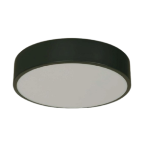 LT1428 LÁMPARA TECHO LED REDONDA NEGRA 24W