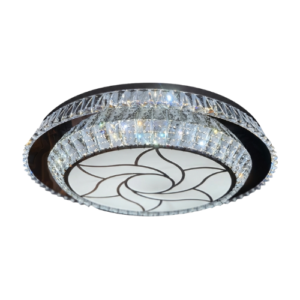 LT1520 LÁMPARA TECHO 20'' CRISTAL ORQUIDIA