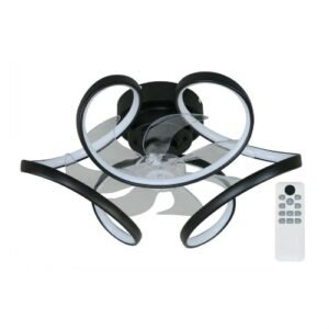 LV0538 VENTILADOR DE TECHO LED NEGRO 35W