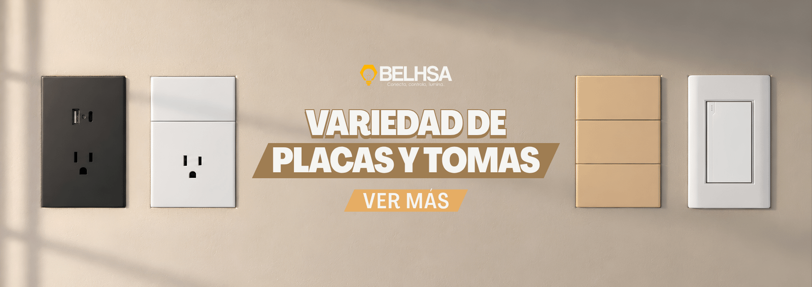 Placas y tomas